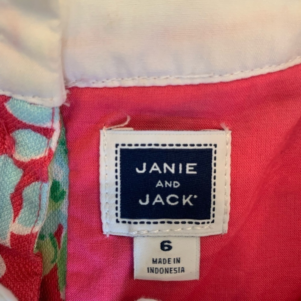 JANIE & JACK South Beach Beauty-  Lime Citrus Dress - size 6 - Picture 4 of 7